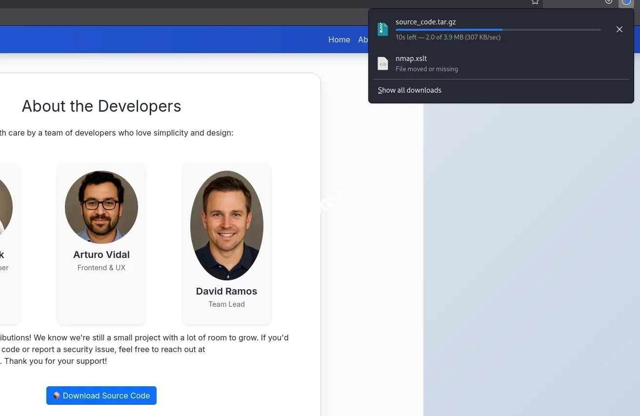 Conversor Website Dashboard About Download Source Code