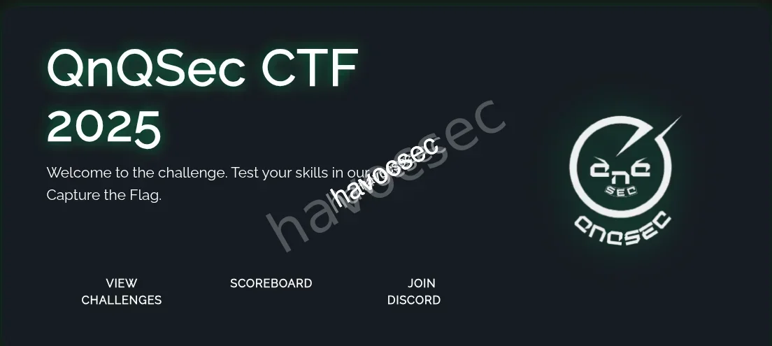 QnQSec CTF 2025 Writeup