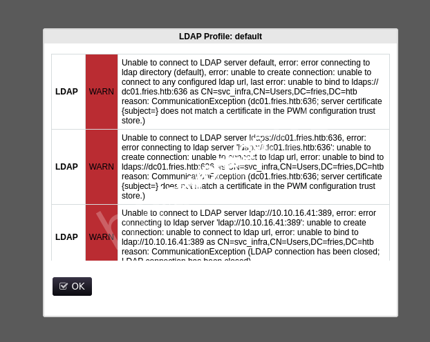 Fries Website PWM Login Success Editor 4