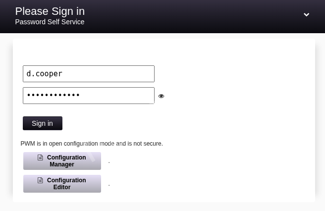 Fries Website PWN Sign In