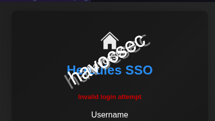 Hercules Website Login Invalid