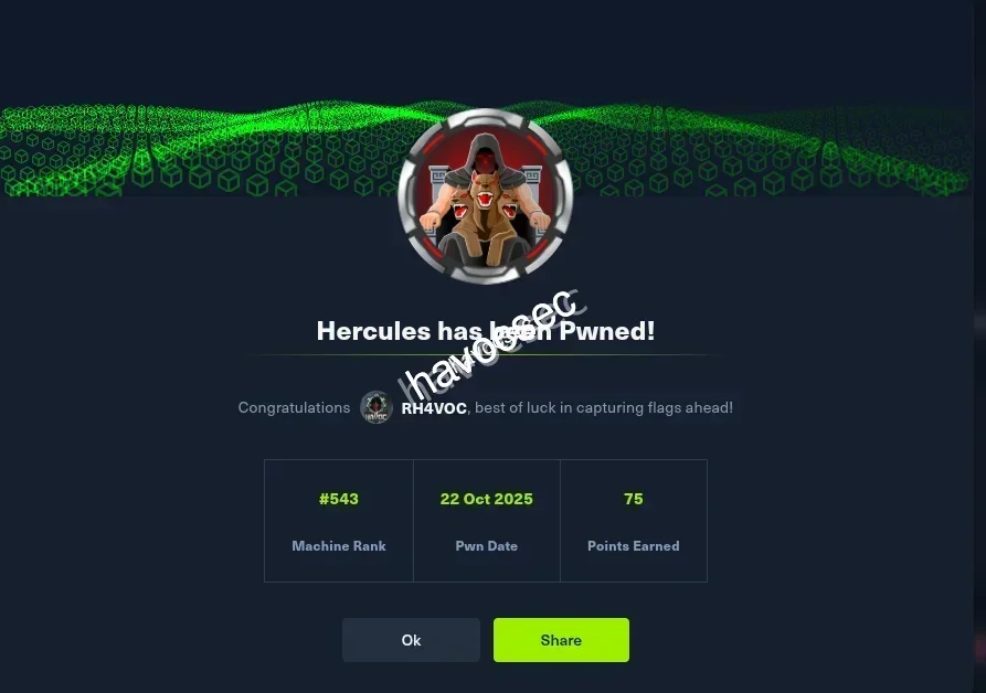 Hercules HackTheBox Writeup & Walkthrough (Active Directory, Windows, PrivEsc)