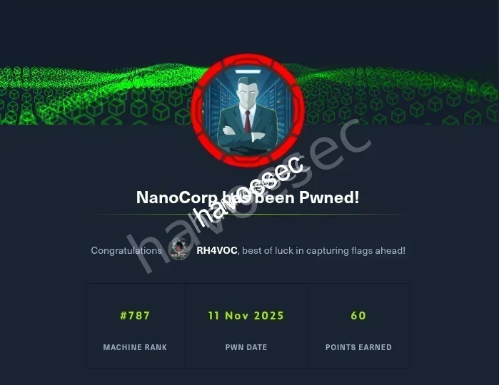 HTB NanoCorp 