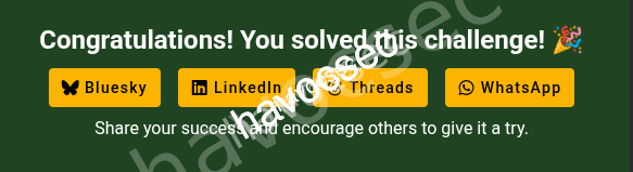 correct answer appreciation